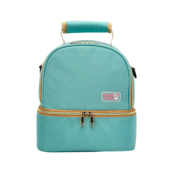 Rbaofujie Insulated Lunch Bag Insulation Bag Milk Bag Milk Storage Backpack Bento Bag Double-Layer Breast Milk Backpack Milk Bottle Fresh-Keeping and Refrigerated Bag Mens Lunch Bag
