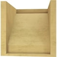 thumbnail image 4 of 10"W x 10"D x 10"H Wide Burlington Rough Cedar Woodgrain TimberThane Corbel, Primed Tan, 4 of 6