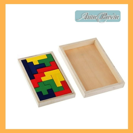 

Puzzle Wooden Brain Teaser Mind Novelty Trick Kids Learning Toys