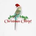 thumbnail image 3 of CafePress - Christmas Budgie Ringer T - 100% Cotton Ringed T-Shirt, 3 of 4
