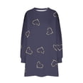 thumbnail image 5 of Long Sleeve Sweatshir Oversized T-Shirts for Women Crew Neck Tee Printed Casual Loose Vintage Pullover Tops Fall Tee (Navy M), 5 of 5