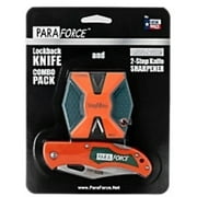 AccuSharp 810C 3 in. ParaForce Knife and Sharp-N-Easy 2-Step Sharpener Combo