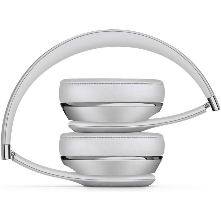 Beats Solo3 Wireless On-Ear Headphones (Silver) Bundle with