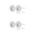 thumbnail image 1 of Seitruly Almohadillas de espuma viscoelástica de cuero proteico de repuesto para Solo 2/3, almohadilla para auriculares, compatible con Bluetooth, Blanco Bluetooth 2piezas, 1 of 6