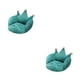 thumbnail image 3 of Injueey Cojines para sillas de escritorio rellenos cálidos y cómodos almohadilla de felpa respaldo de cintura lavable espesar espalda Azul 2piezas, 3 of 6
