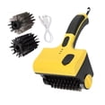 thumbnail image 3 of Cepillo eléctrico para limpieza de parrillas con depósito de líquido, acero inoxidable, automático, con cerdas de repuesto para barbacoas domésticas., 3 of 8