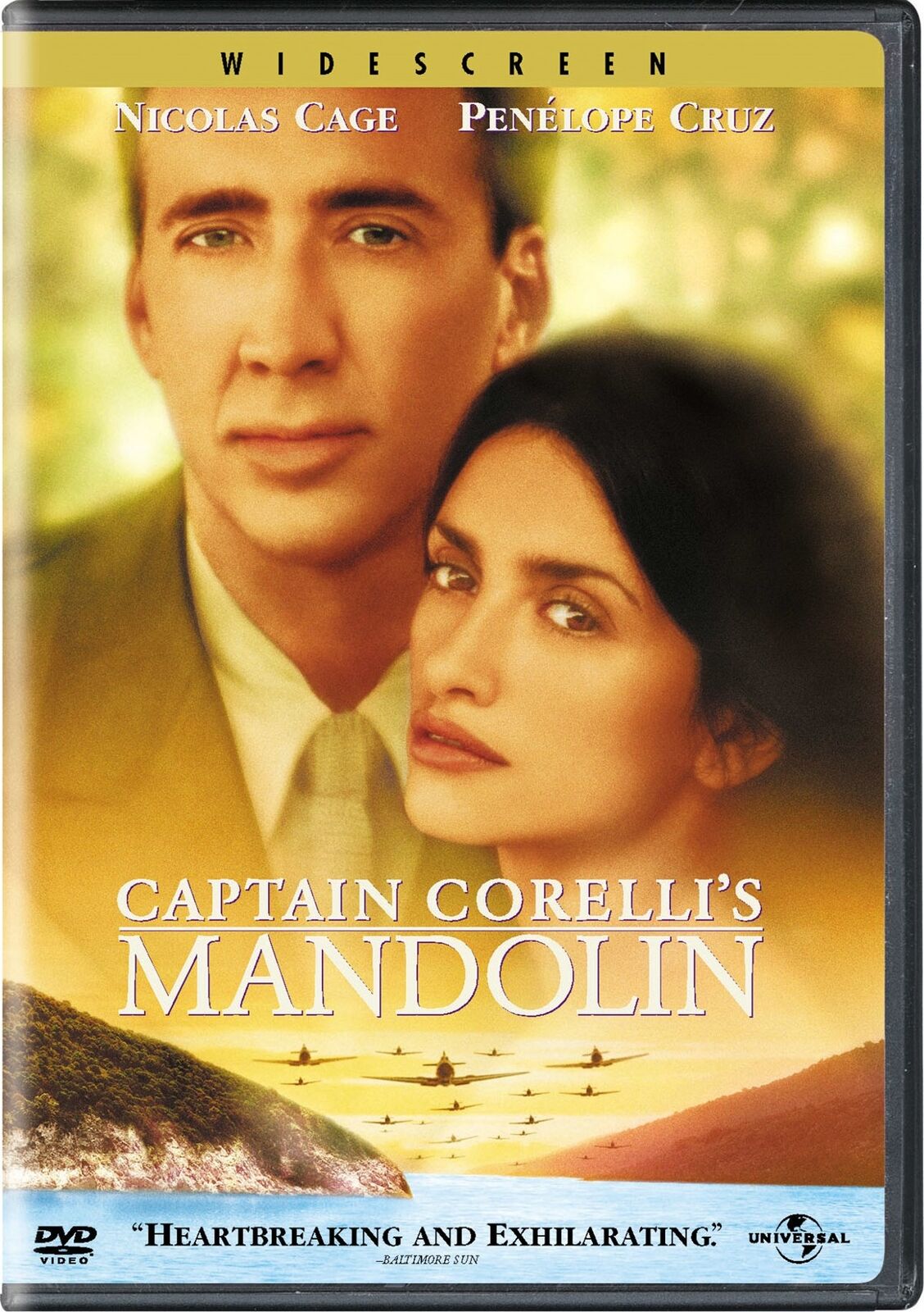 Captain Corelli's Mandolin DVD Nicolas Cage NEW
