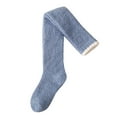 thumbnail image 2 of OVBMPZD Fuzzy Socks Women Thermal Blue Thigh High Thick Fall Winter Socks Thin Socks Women, 2 of 3