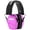 Pink, variant on PROHEAR Shooting Ear Protection 26dB Noise Reduction Safety Earmuffs, Black