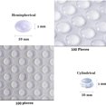 thumbnail image 2 of Cabinet Door Bumpers 200 PCS Rubber Bumpers,Door slam Stopper Door slam Stopper Circular Dots Shaped Self Adhesive Bumper Pads,Rubber feet Glass Cabinet Felt Pads Drawers Picture Frames Cutting Board, 2 of 4