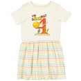 thumbnail image 3 of Inktastic I'm O-fish-ally Four Cute Puffer Fish Fourth Birthday Girls Toddler Dress, 3 of 5