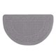 thumbnail image 3 of Lekihaqq Semicircular Entrance Door Mat Non-Slip Polyester Carpet Floor Protector Moisture Proof Durable Easy Clean Indoor Outdoor Use Home Decor Coffee Blue Gray, 3 of 7