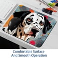 thumbnail image 6 of Spotted Dog Square Non-Slip Rubber Bottom Printed Desk Mat Mousepad for Office and Gaming - 8.3x9.8 Inch, 6 of 6