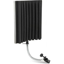 LyxPro Microphone Sound Isolation Shield VRI-40 Mic Foam Shield with Gooseneck, Stand Mountable