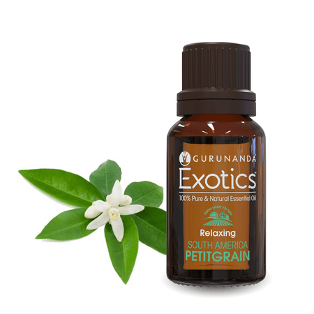 Guru Nanda Exotics Petitgrain 100% Pure & Natural with Roll-On Bottle