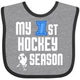 thumbnail image 3 of Inktastic My 1st Hockey Season Boys Baby Bib, 3 of 4
