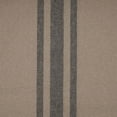 thumbnail image 4 of VHC Brands Grain Sack Charcoal Black Stripe Farmhouse Prairie Short Panel Curtain Set 63x36x18, 4 of 6