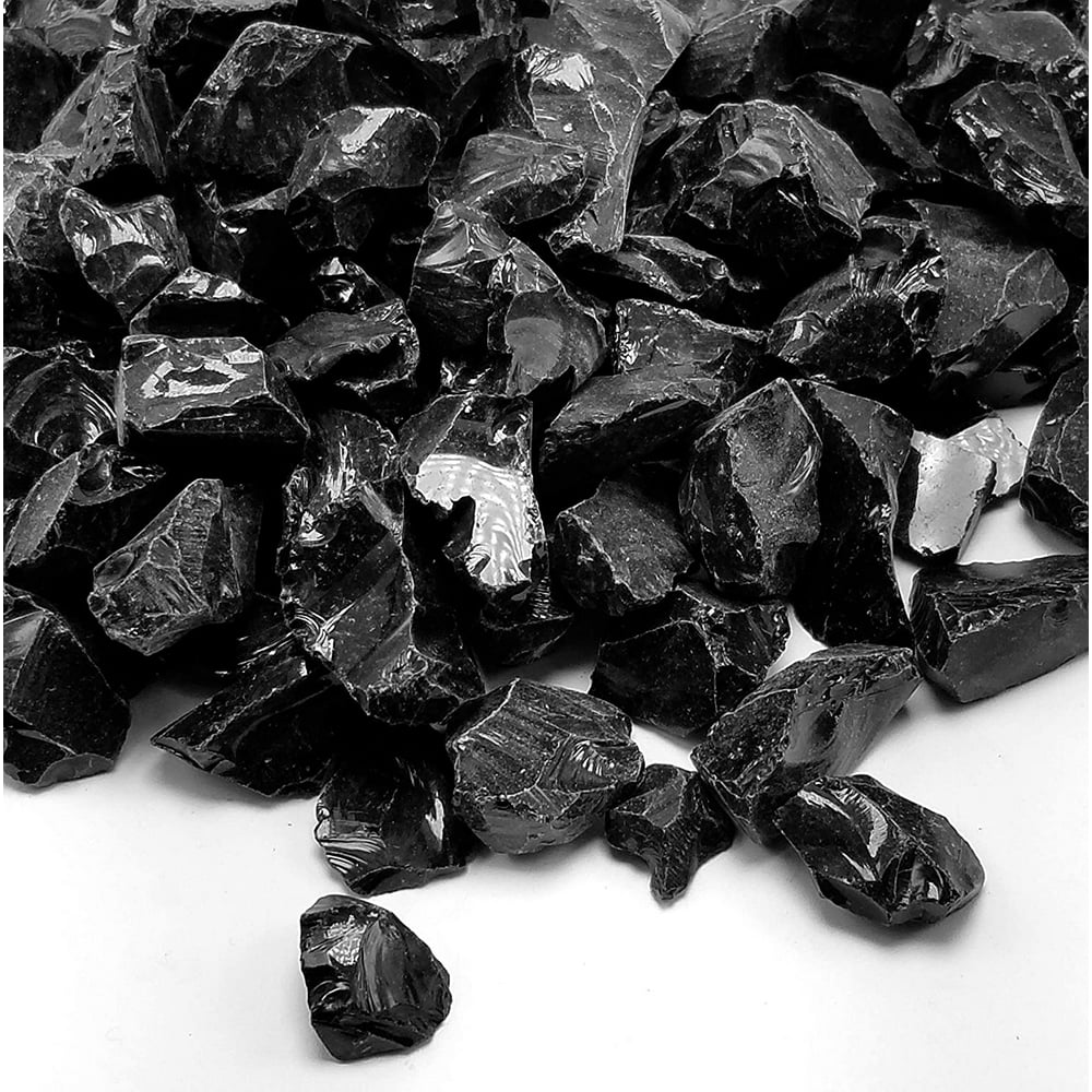 VIVID Heat (5POUNDS Onyx Black Premium Indoor & Outdoor Crushed Fire