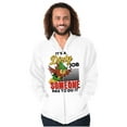 thumbnail image 5 of Woodsy Owl US Forest Service Cartoon Zip Up Hoodie Men's Women's Brisco Brands S, 5 of 6
