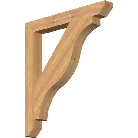 

Ekena Millwork 3 1/2 W x 30 D x 34 H Funston Slat Smooth Bracket Western Red Cedar