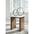 thumbnail image 2 of Signature Design by Ashley Isanti End Table, Light Brown & White, 2 of 7