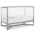 thumbnail image 4 of Delta Children Tribeca 4-in-1 Convertible Crib, Greenguard Gold Certified, White/Gray, 4 of 14