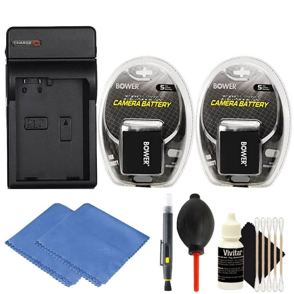 2x LP-E10 Battery + Charger + Accessories for Canon EOS T3, T5, T6 DSLR Camera