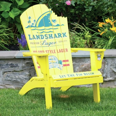Landshark Solid Wood Adirondack Chair