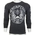 thumbnail image 5 of Archaic by Affliction Men's Thermal Shirt Crossed Death, 5 of 9