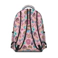 thumbnail image 3 of Donut Pattern Backpack - Durable & Stylish Bag for School & Travel, Lightweight & Roomy, Laptop Friendly, Cute Aesthetic, Great Gift for Donut Admirers, 3 of 6