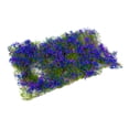 thumbnail image 3 of Césped artificial estático con forma de racimo de flores para decorar con arena y ferrocarril. Azul púrpura, 3 of 9