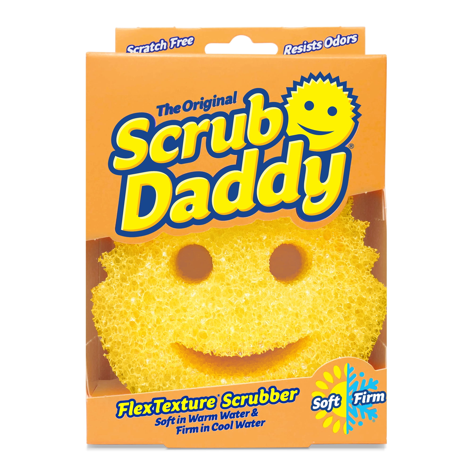 Scrub Daddy Original Sponge Scratch-Free Dish Scrubber, Kitchen & Bath Cleaning Supplies. Scrubbies & Esponjas De Fregar Platos