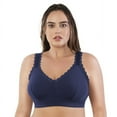 thumbnail image 2 of PARFAIT Women's Dalis Wire Free Bralette - Navy - 38DDD, 2 of 5