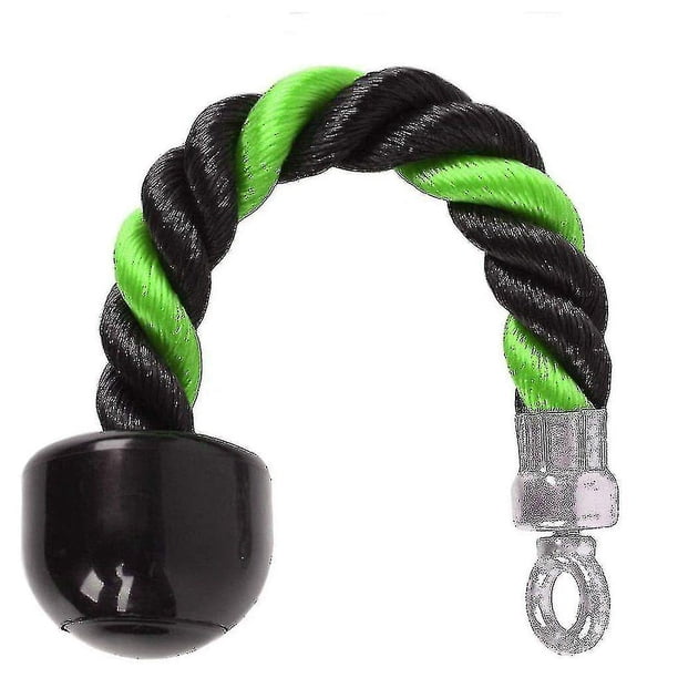 Cuerda para tríceps Cuerda para tríceps de nailon de 13 "con asas antideslizantes Accesorio de cable de cuerda para tríceps resistente multifunción para fitness, bíceps, tríceps, gimnasio o homb