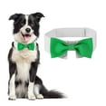 thumbnail image 1 of Elegante pajarita para perro, linda pajarita de esmoquin con cuello blanco ajustable para mascotas formales, perfecta para San Valentín, bodas, 1 of 5