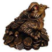 Feng Shui Frog, Money Frog, Three-Legged Toad with Chinese Coins