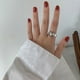 thumbnail image 3 of Anillos para mujer, regalos para mujeres, niñas, anillo de corazón vintage, joyería, regalo, anillo para mujer, 3 of 3