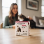 Provecta II Flea Treatment Cats 5-9lbs 4 Monthly Topical Kills Fleas & Eggs Fast