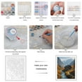 thumbnail image 3 of Paint by Numbers Kit for Adults, Rustic Cabin Mountain Stream Vista Paint by Numbers, Easy Paint by Numbers Kit for Adults Beginner, DIY Adult Paint by Number Kits on Canvas, Home Decor, 3 of 7