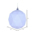 thumbnail image 2 of 8" White Shiny Geometric Ball, 2 of 3