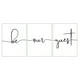 thumbnail image 1 of 3 piezas de arte de pared "Be Our Guest" sin marco, cuadros colgantes minimalistas para sala de estar, dormitorio, habitación de invitados, pinturas decorativas para colgar en la pared sin marco., 1 of 7
