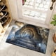 thumbnail image 5 of Alfombras de baño, alfombra de área, alfombra de entrada con efecto visual estereoscópico, alfombra de pie absorbente y antideslizante para el hogar, alfombra de baño antideslizante, tamaño 40 x 60 cm, 5 of 6