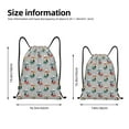 thumbnail image 2 of Sikiie Skiing penguin Drawstring Backpack Drawstring Bags, Draw String Back Bag for Sports, Gym, Travel, Swimming, Beach-Small, 2 of 6