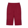 thumbnail image 3 of CUSTG Women Wide Leg Pants Elegant High Waist Short Trousers With Comfort Fit And Breathable For Everyday Wear Cozy Soft Beach Pants, 3 of 4