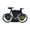 BK, variant on Kcavykas Clearance Sales,Canada Day,open Season Retro European Bicycle Style Page Turning Clock Desktop Clock Fashion Ornaments Decorative Clock