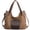 Brown, variant on PIKADINGNIS Tote Handbag for Women Hobo Shoulder Purse Roomy Crossbody Bag Canvas Messenger Satchel Tote Purse