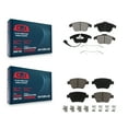 thumbnail image 1 of CMX Front Rear Ceramic Brake Pads Kit for Car 2012-2014 Volkswagen Passat KCX-100326, 1 of 9
