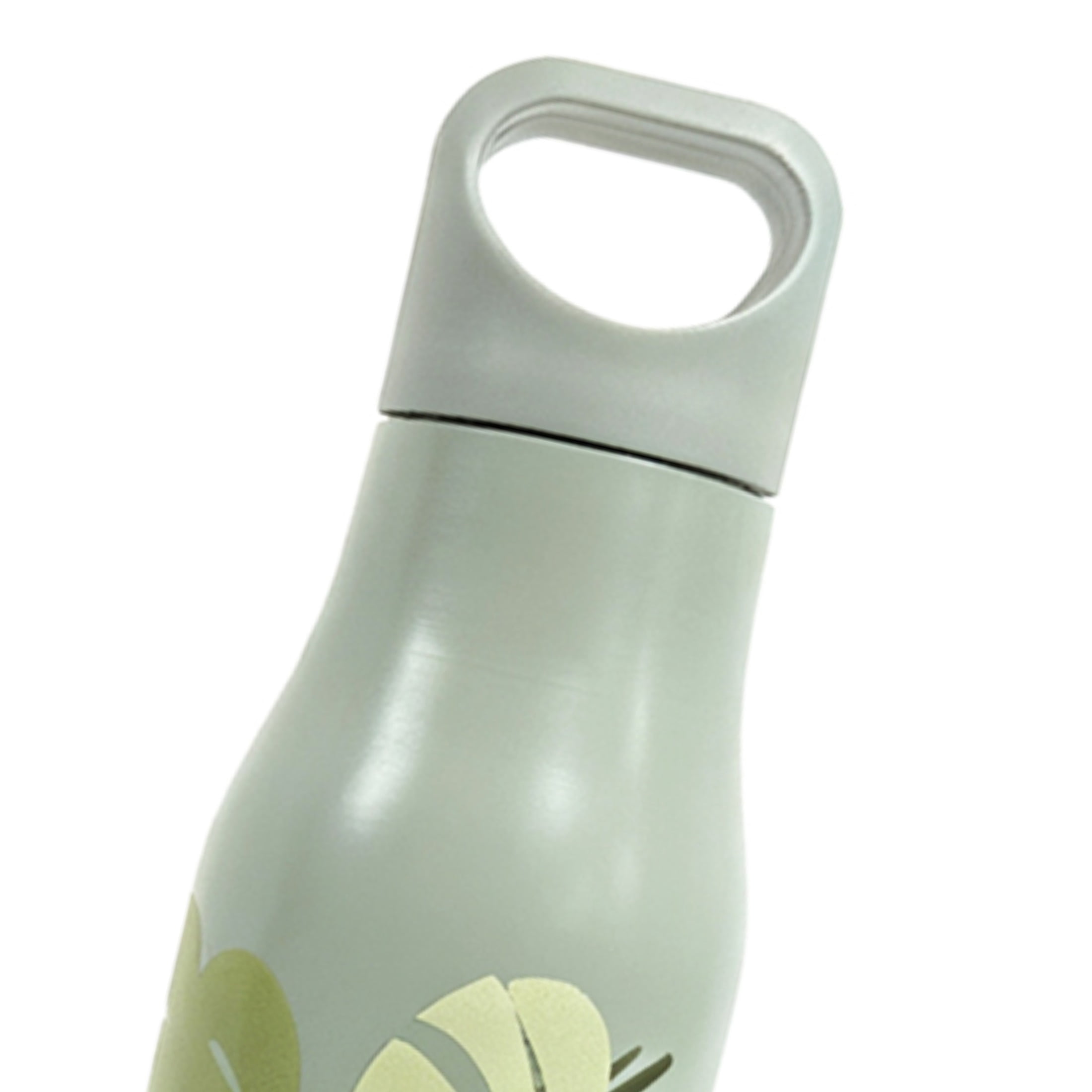 Insulated Water Bottle with Monstera Design