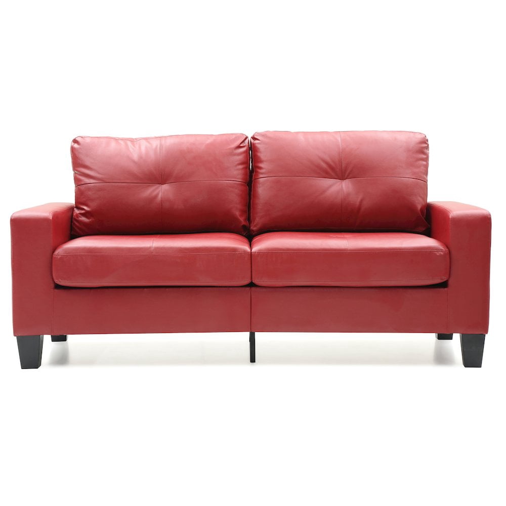 Glory Furniture Newbury Sofa in Red Color