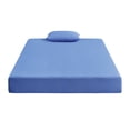 thumbnail image 2 of CoSoTower 7Inch Full Mattress and Pillow Set Breathable Fabric Gel-Infused Memory Foam Mattress, Blue, Mattress in A Box, 2 of 9